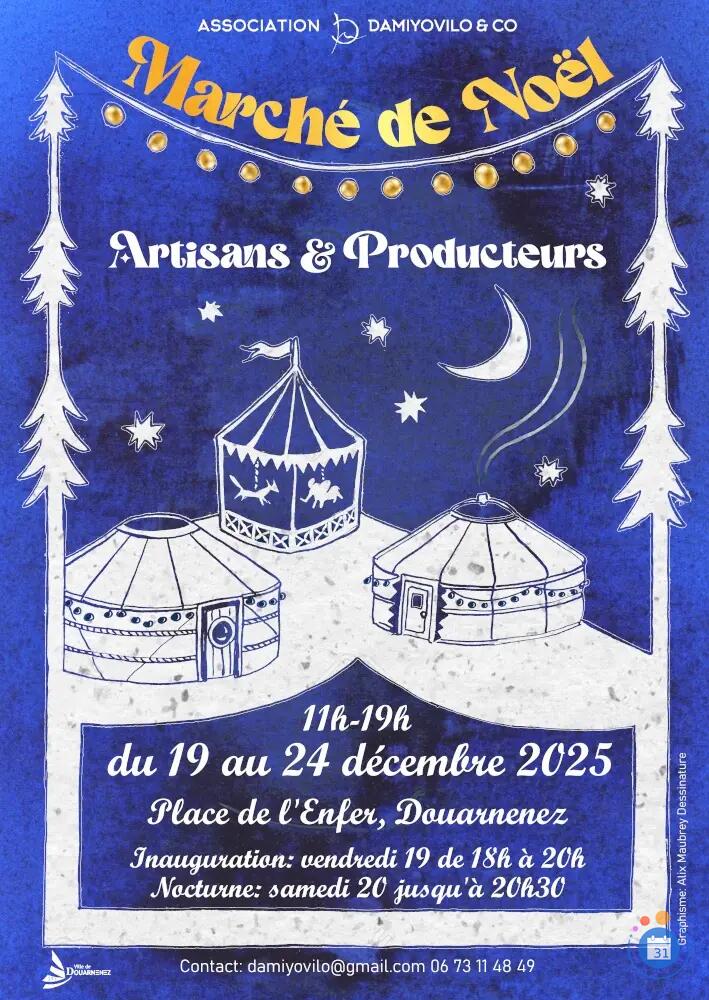 Image Marché de noËl Douarnenee des artisans et producteurs (photo 1)