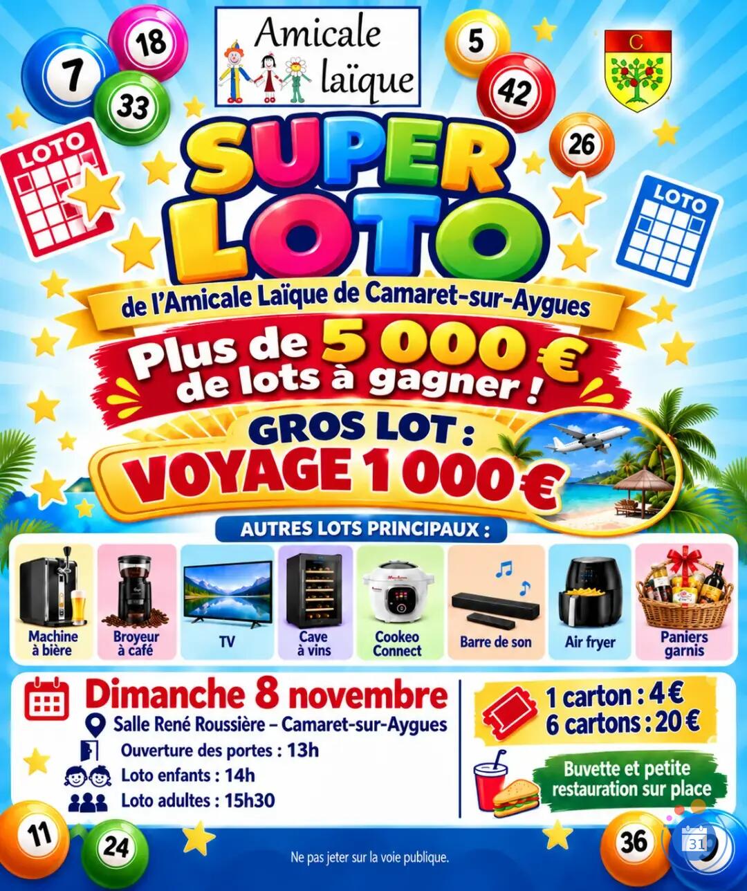 Image Loto de l'amicale laïque (photo 1)