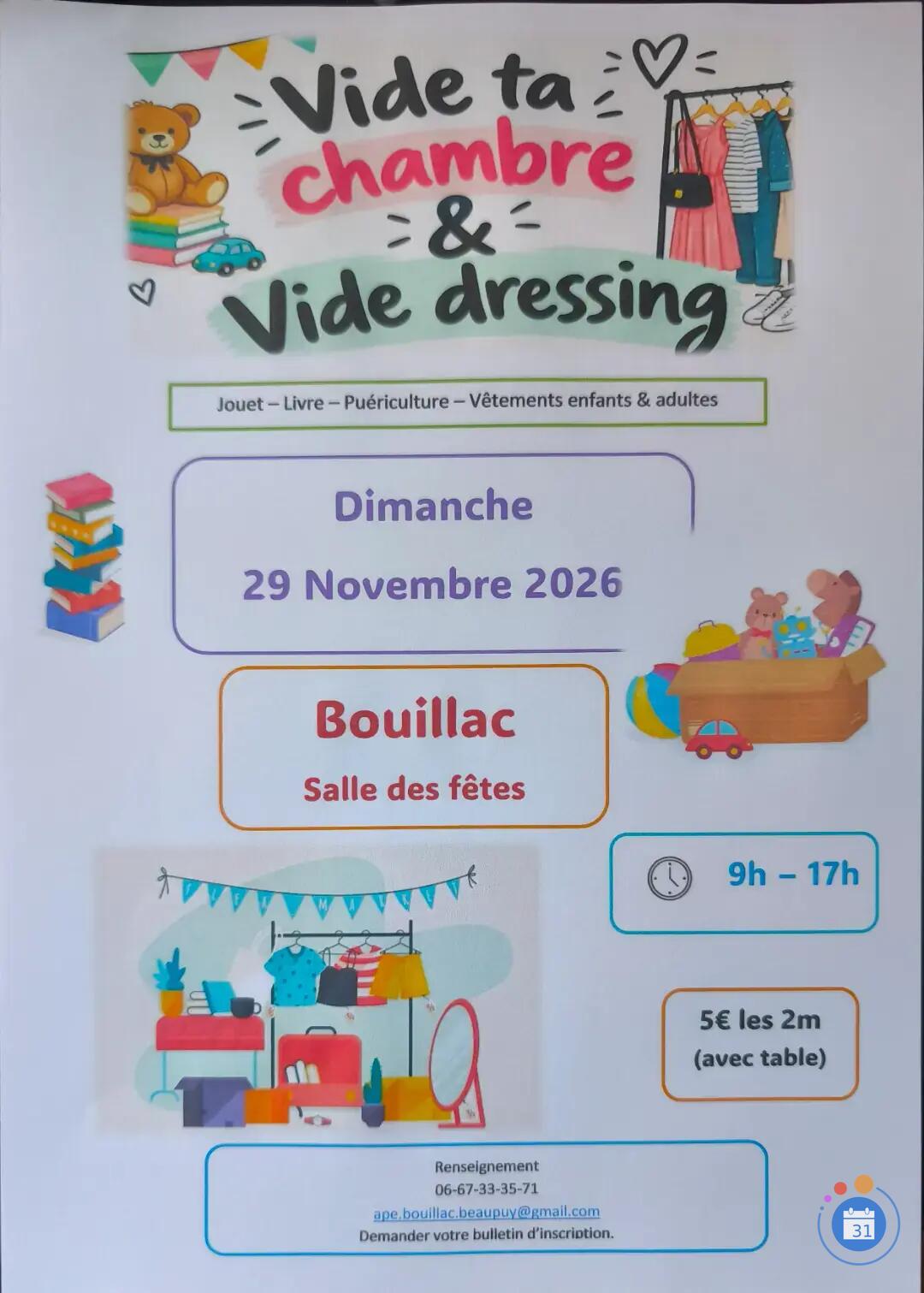 Image Vide ta chambre & Vide dressing (photo 1)