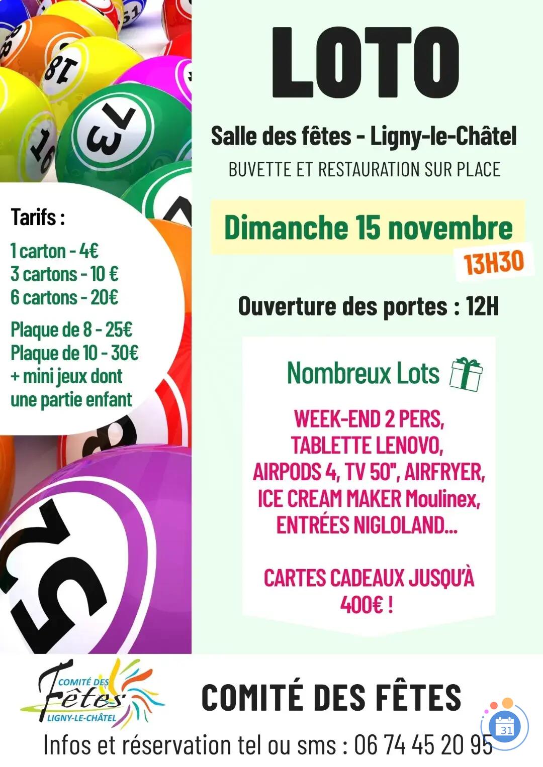 Image LOTO de Ligny-le-Châtel (photo 1)