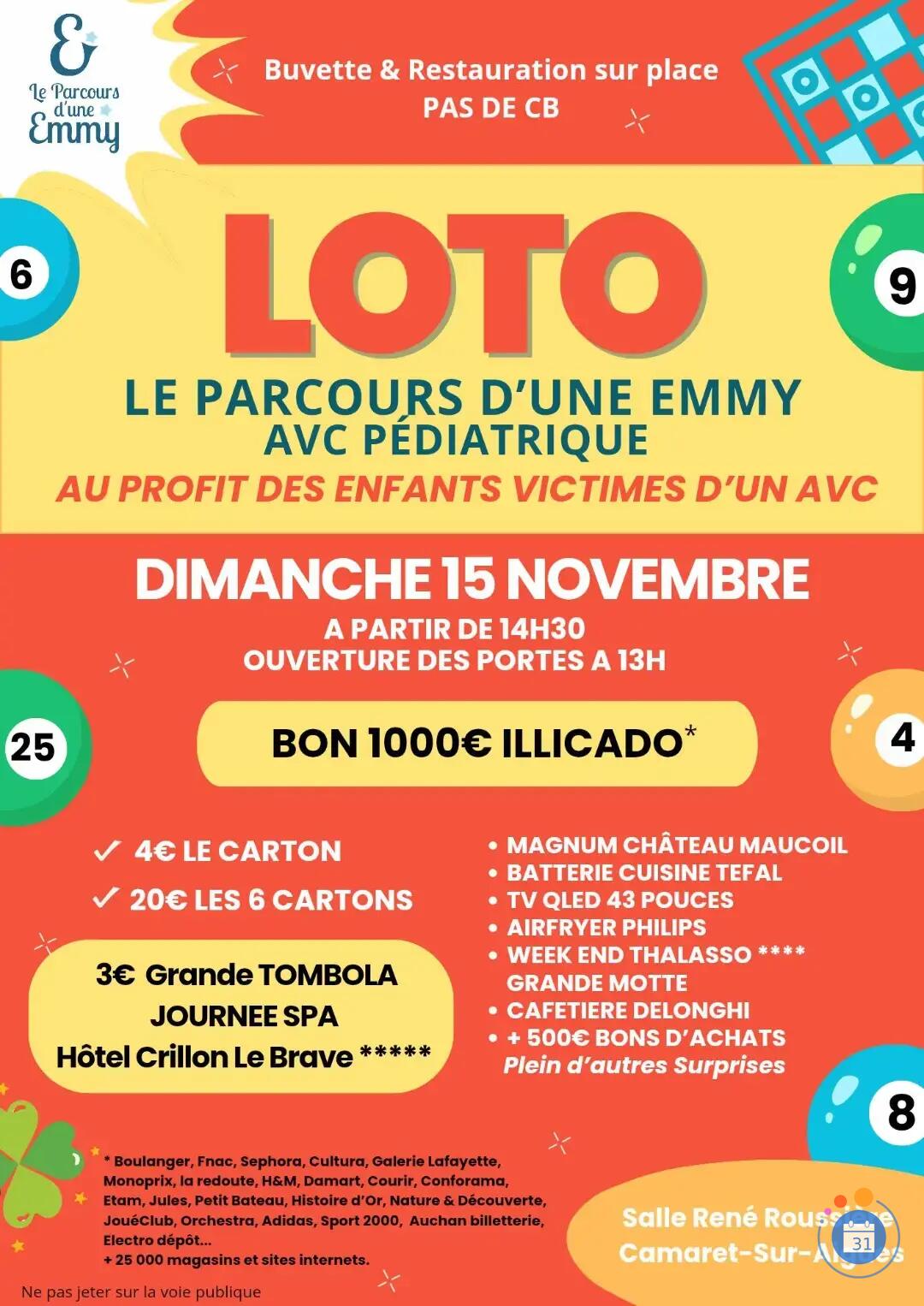 Image SUPER LOTO LE PARCOURS D'UNE EMMY (photo 1)