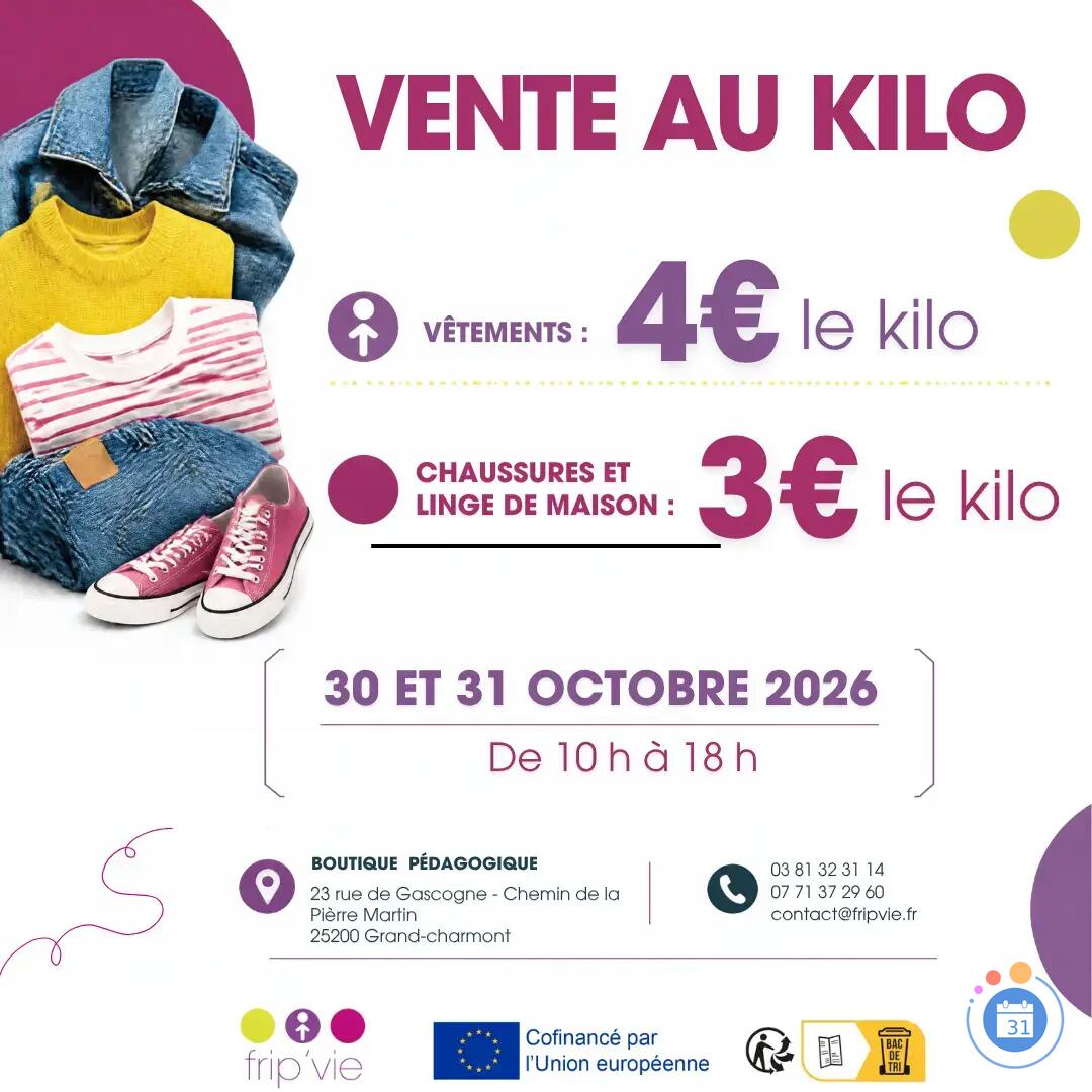 Image Vente au kilo de vêtements, chaussures et linge de maison (photo 1)