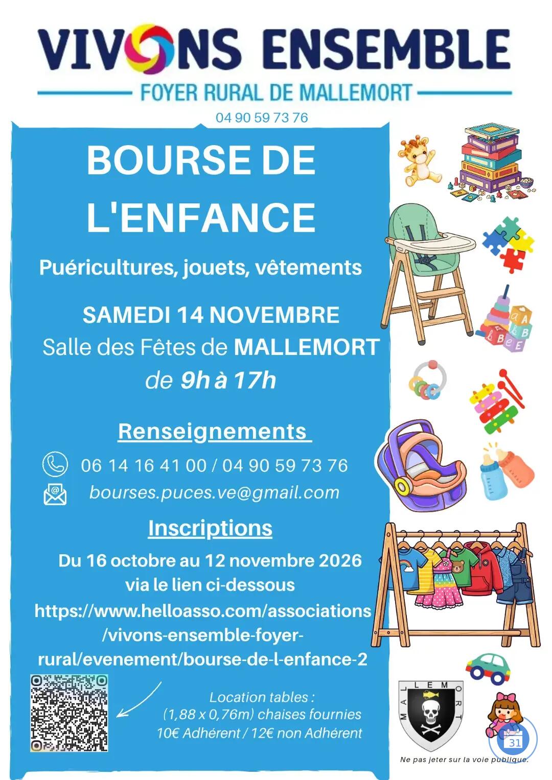 Image BOURSE DE L'ENFANCE (photo 1)