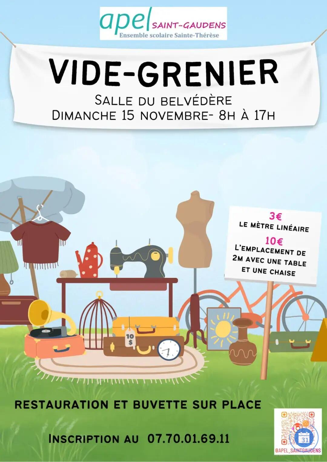 Image Vide grenier de l'APEL de Ste Thérèse (photo 1)