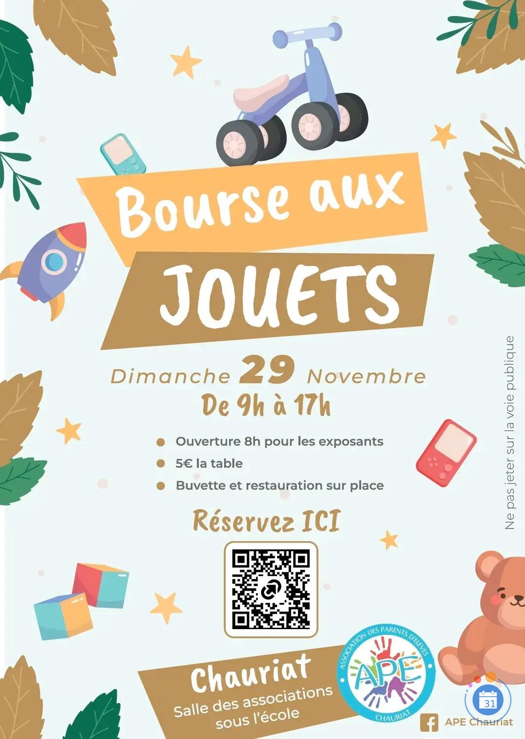 Image BOURSE AUX JOUETS (photo 1)