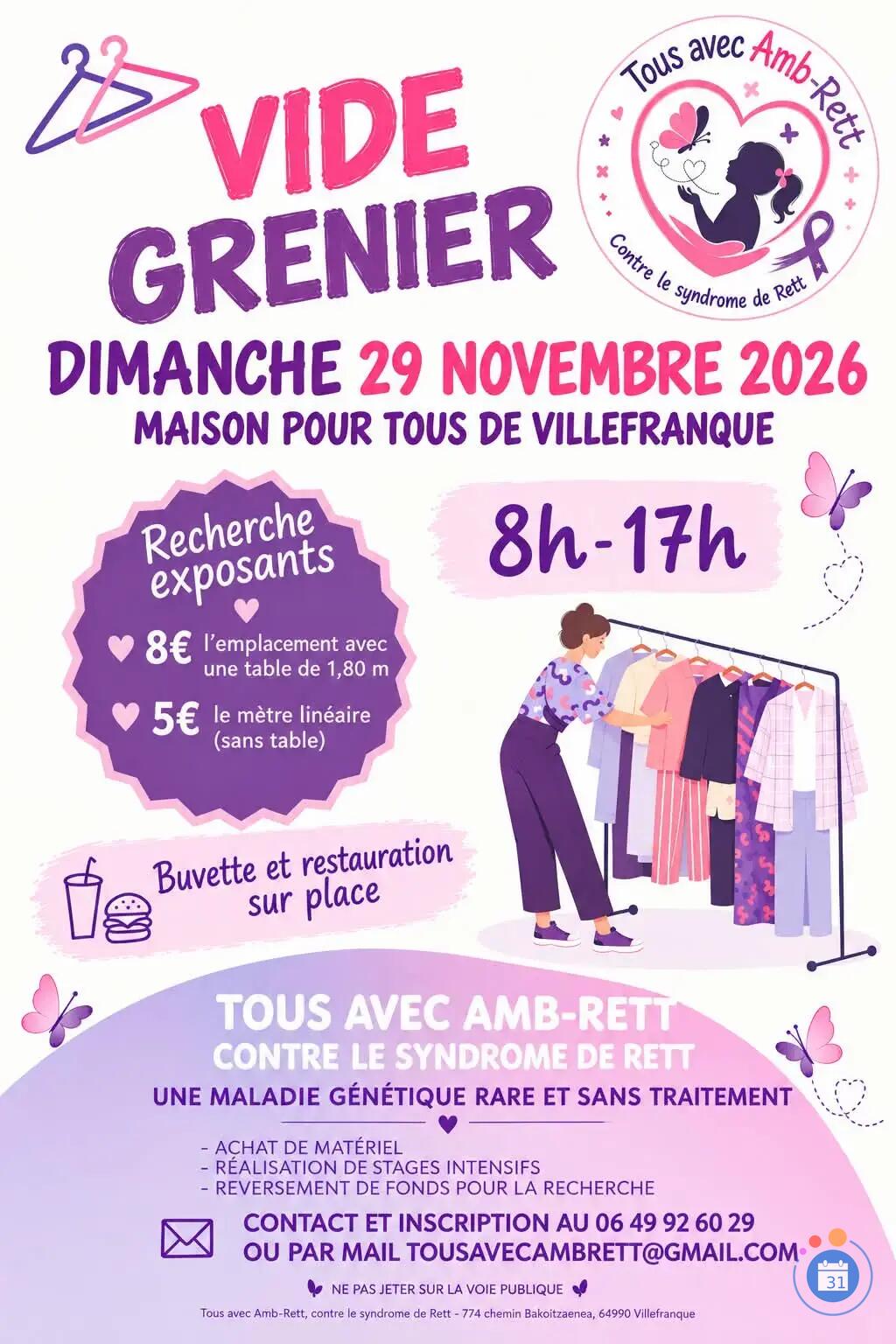 Image Vide grenier Tous avec Amb-rett (photo 1)