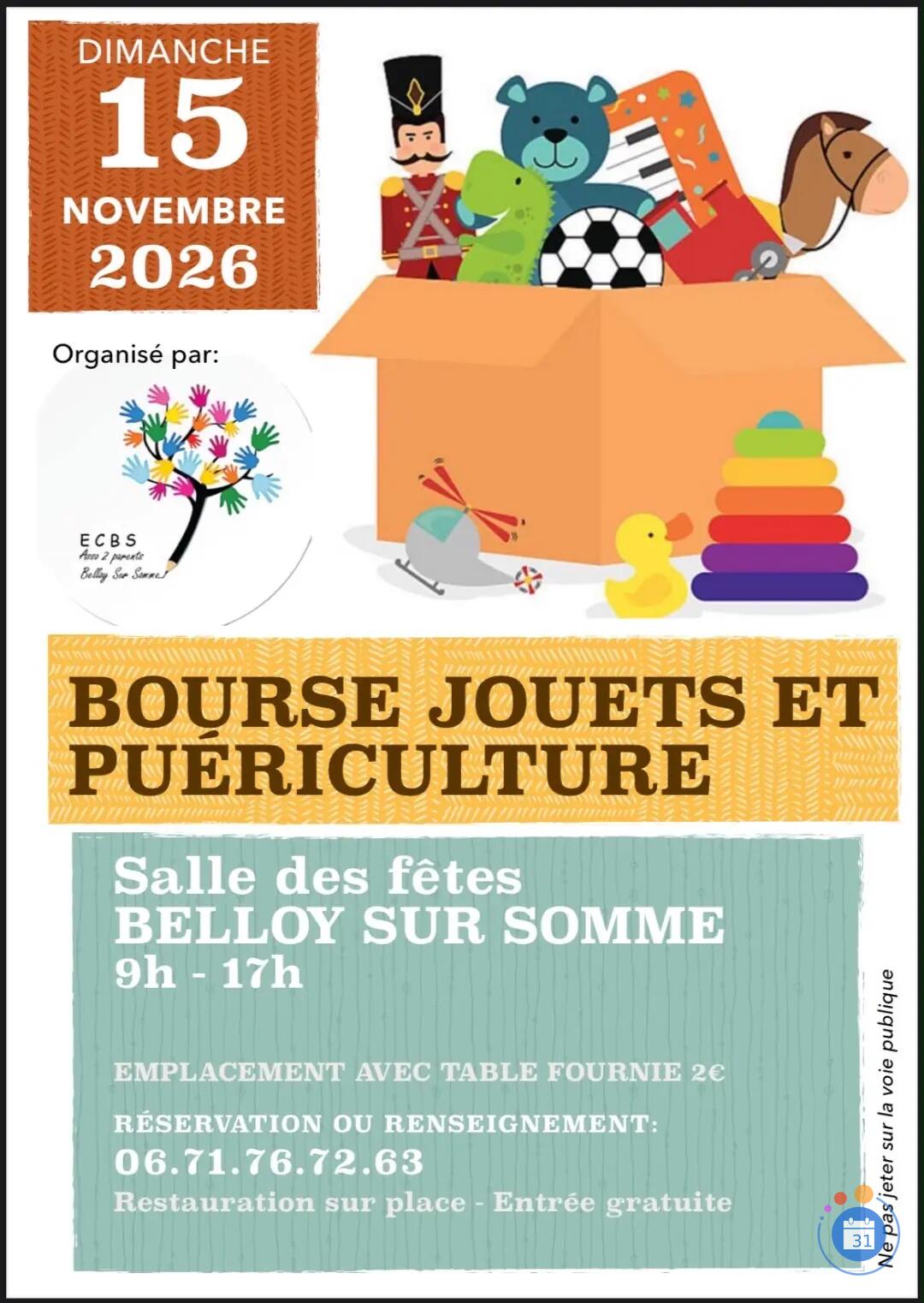 Image Bourse aux jouets Belloy sur Somme (photo 1)