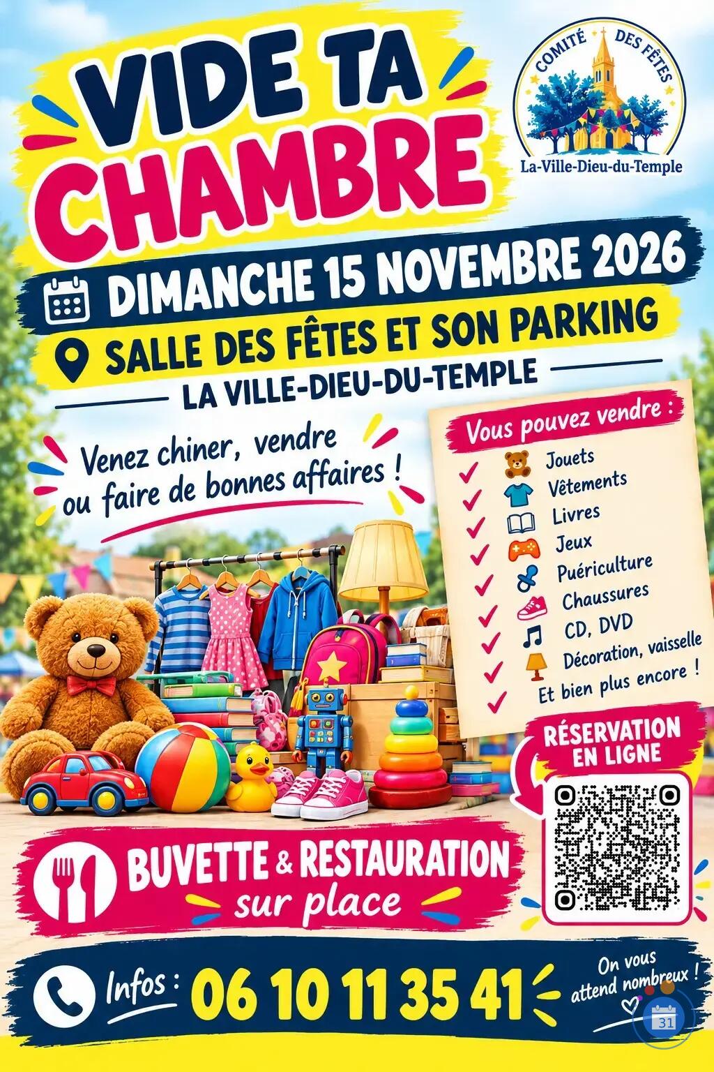 Image Vide ta chambre – Grande braderie enfants (photo 1)