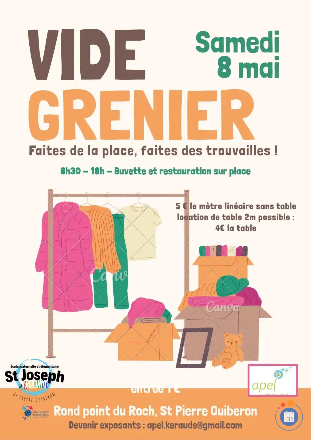 Image Vide grenier de l'école St Joseph de Kéraude (photo 1)