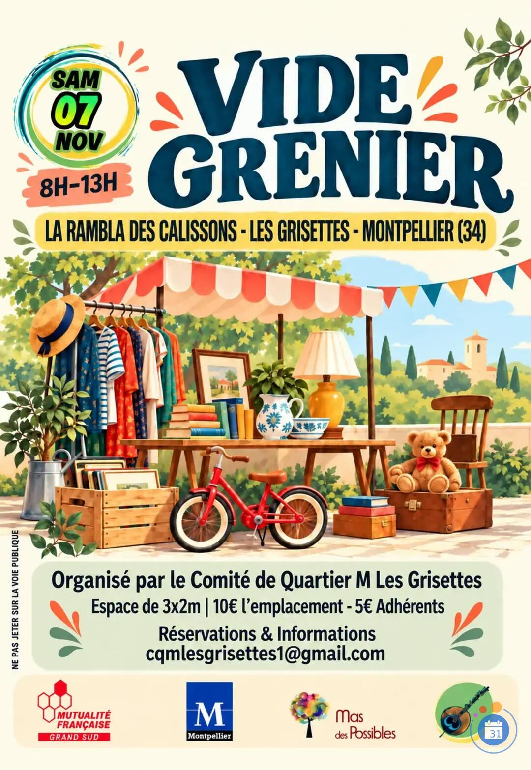 Image Vide greniers de l'automne aux Grisettes (photo 1)