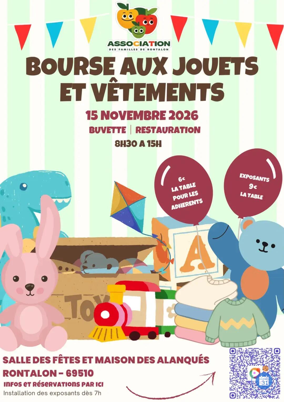 Image Bourse aux jouets et vêtements de Rontalon (photo 1)