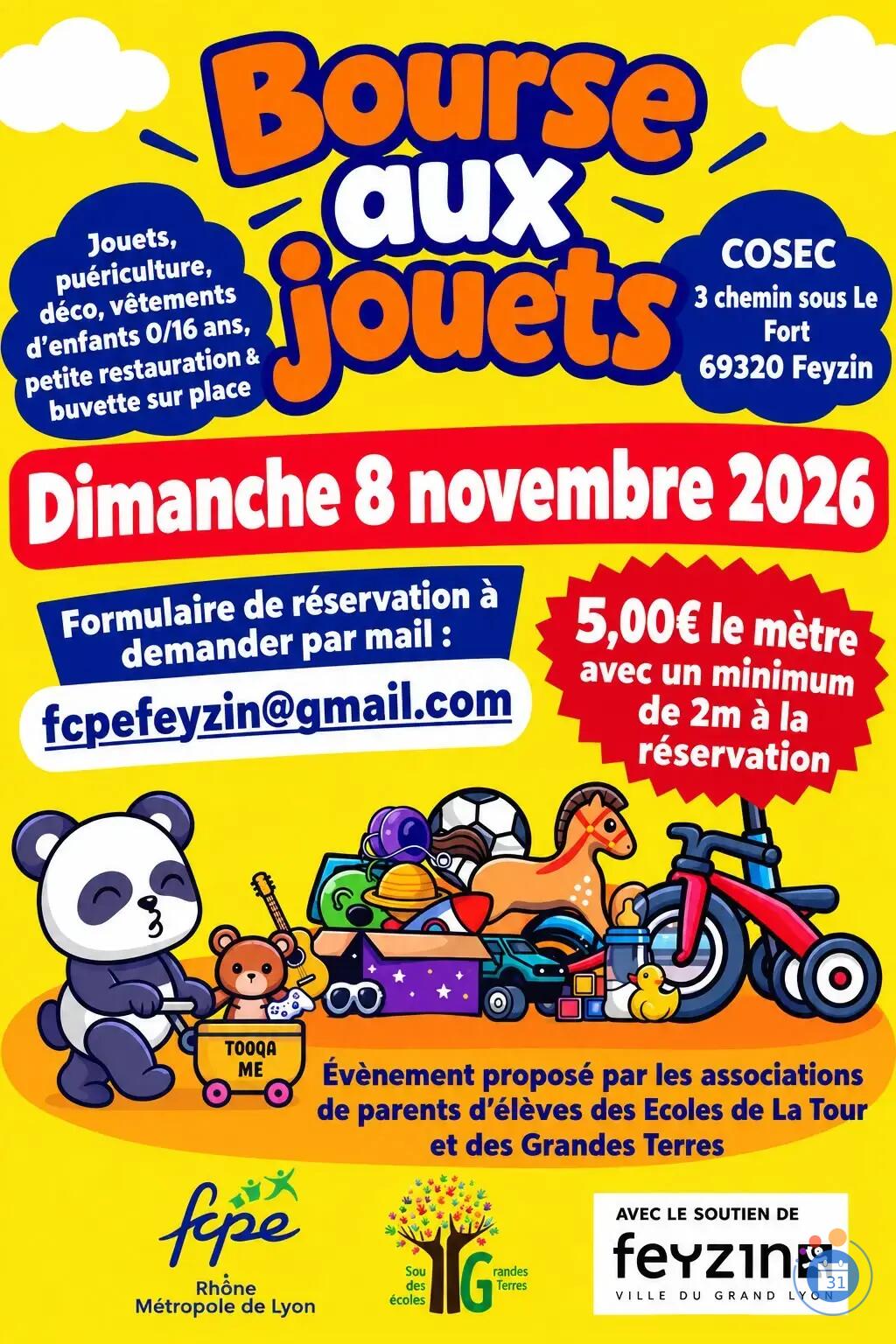 Image Bourse aux jouets 20ème édition Feyzin (photo 1)