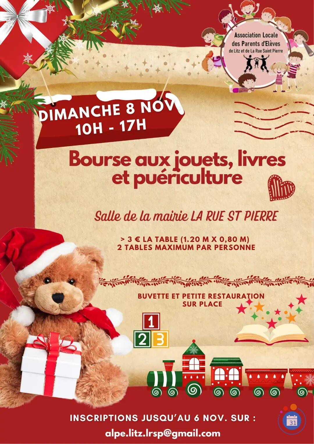 Image Bourse aux jouets, livres et puériculture (photo 1)