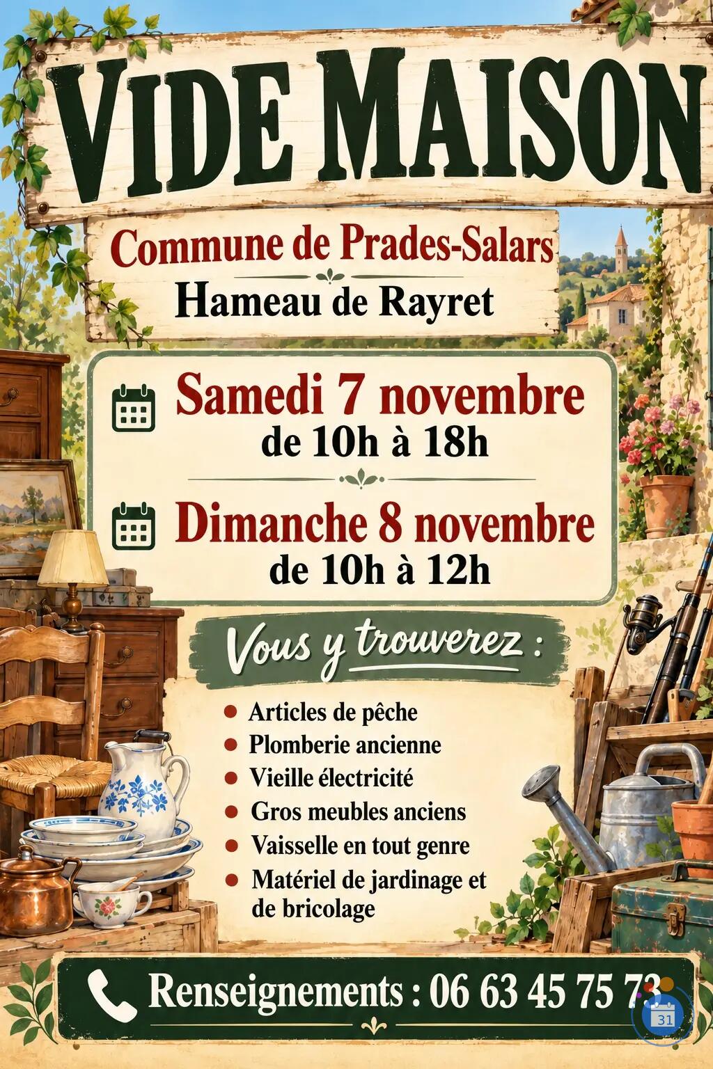 Image Vide maison Rayret (photo 1)