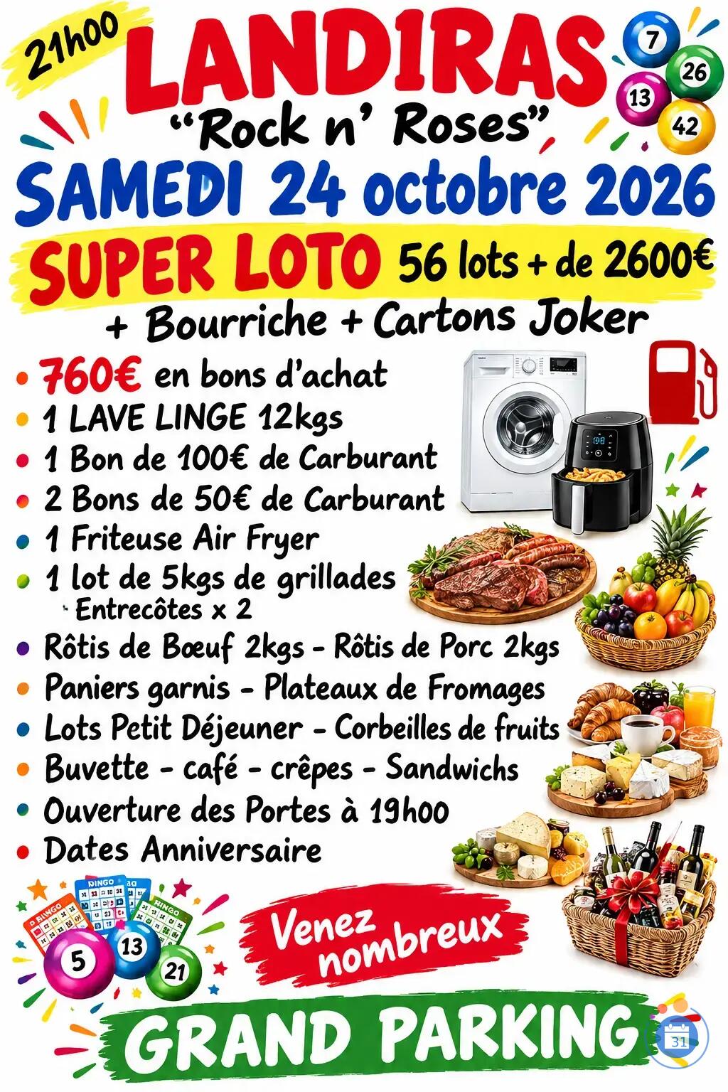 Image Loto Rok n'roses (photo 1)