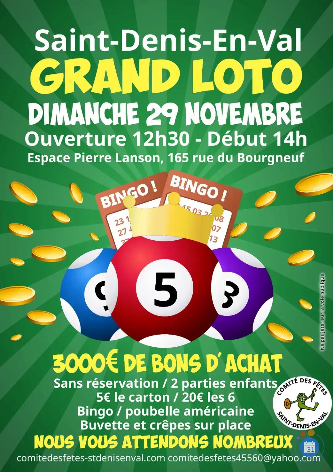 Image GRAND LOTO D'AUTOMNE (photo 1)