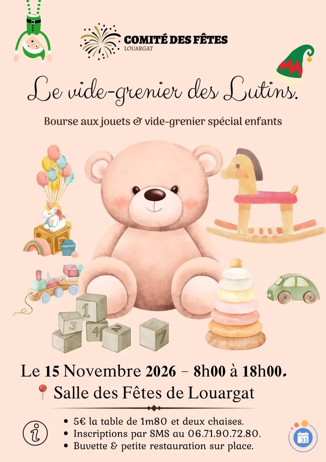 Image Bourse aux jouets et vide grenier spécial enfants (photo 1)