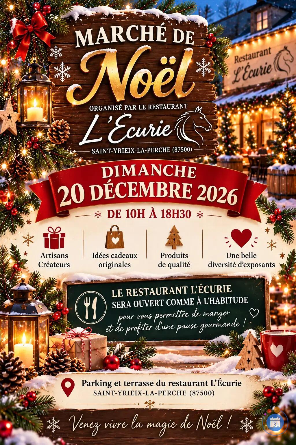 Image Marché de Noël du Restaurant L'Écurie (photo 1)
