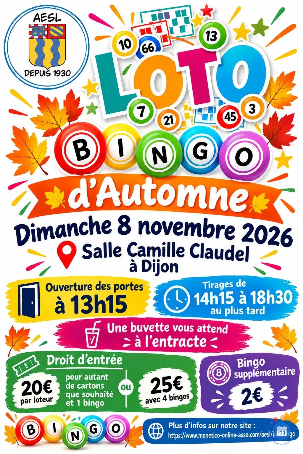 Image Loto-Bingo d'Automne (photo 1)