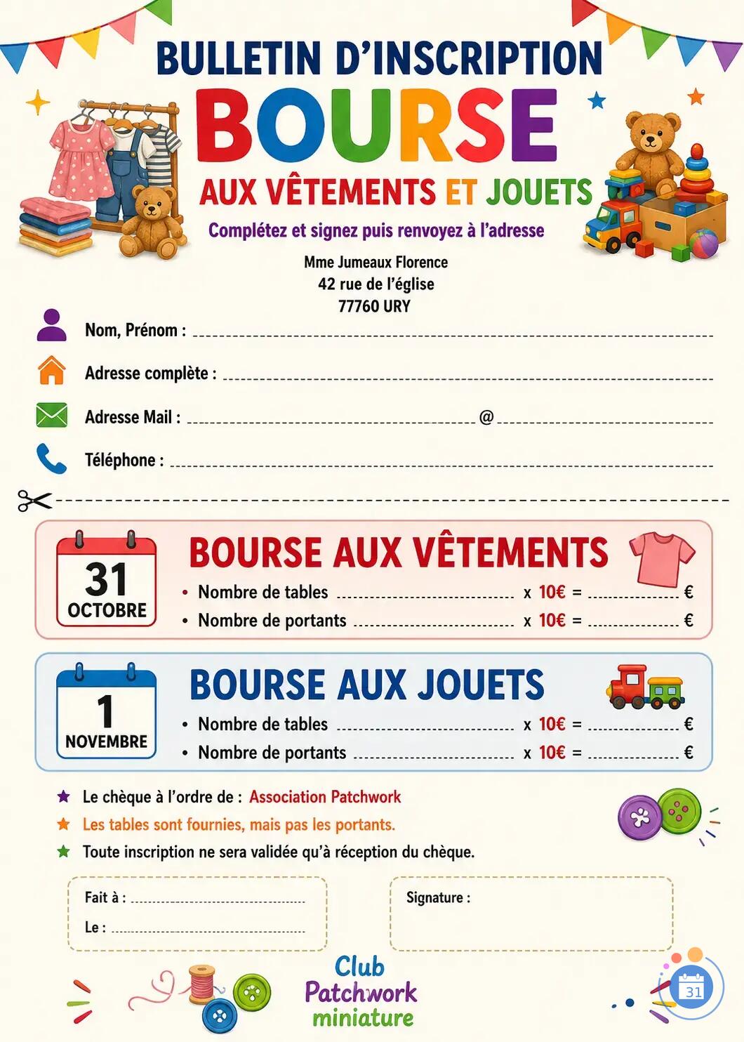 Image bourse vêtements et aux jouets (photo 4)