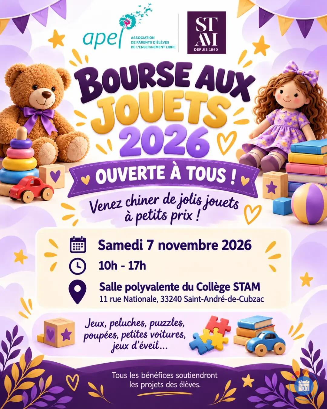 Image BOURSE AUX JOUETS DE STAM (photo 1)