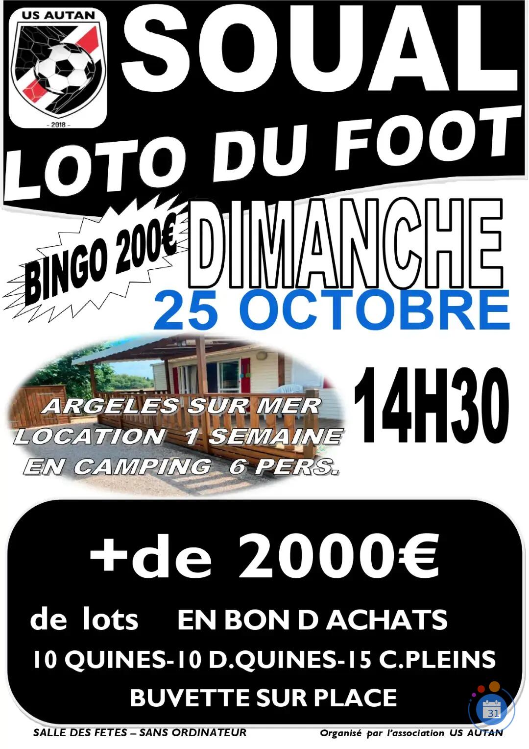 Image LOTO DU FOOT US AUTAN (photo 1)