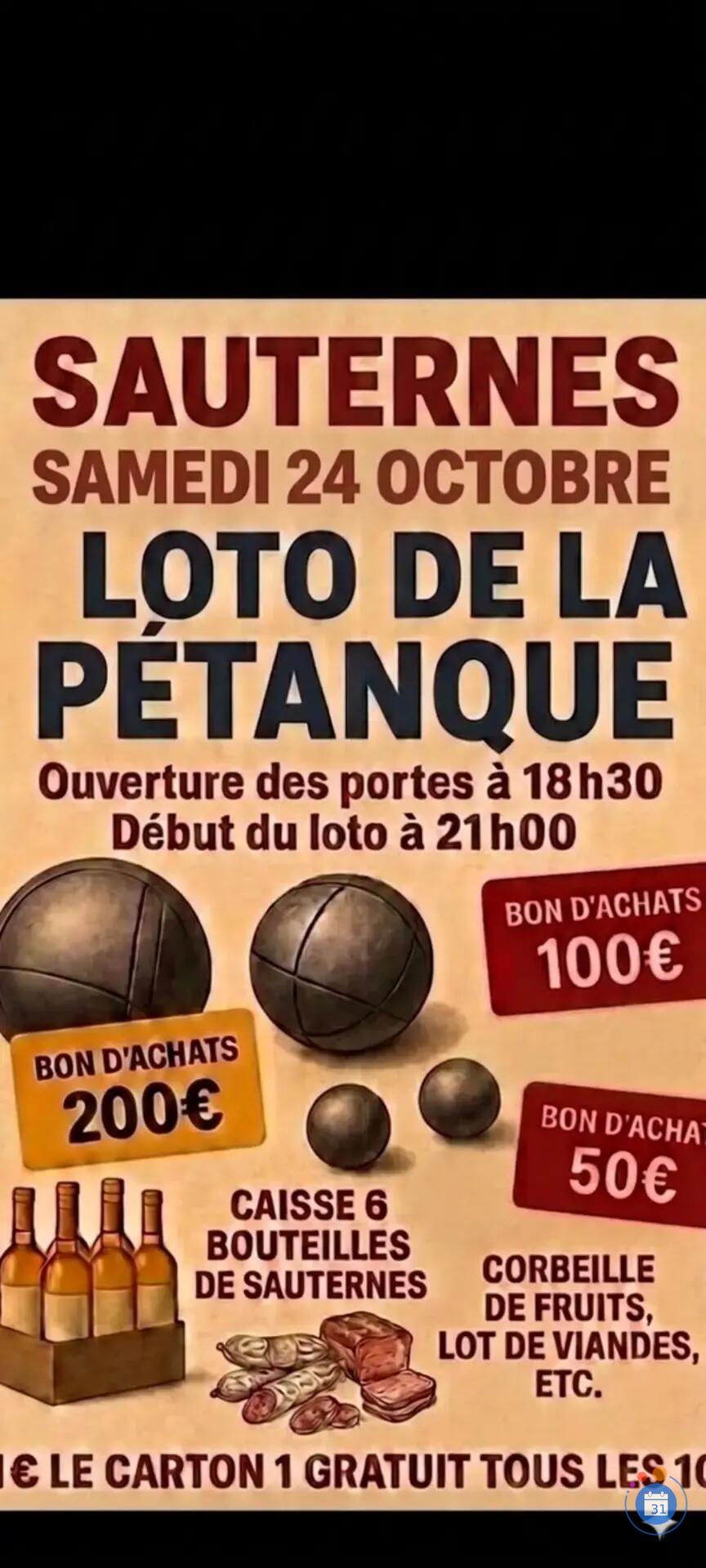 Image Loto de la pétanque (photo 1)
