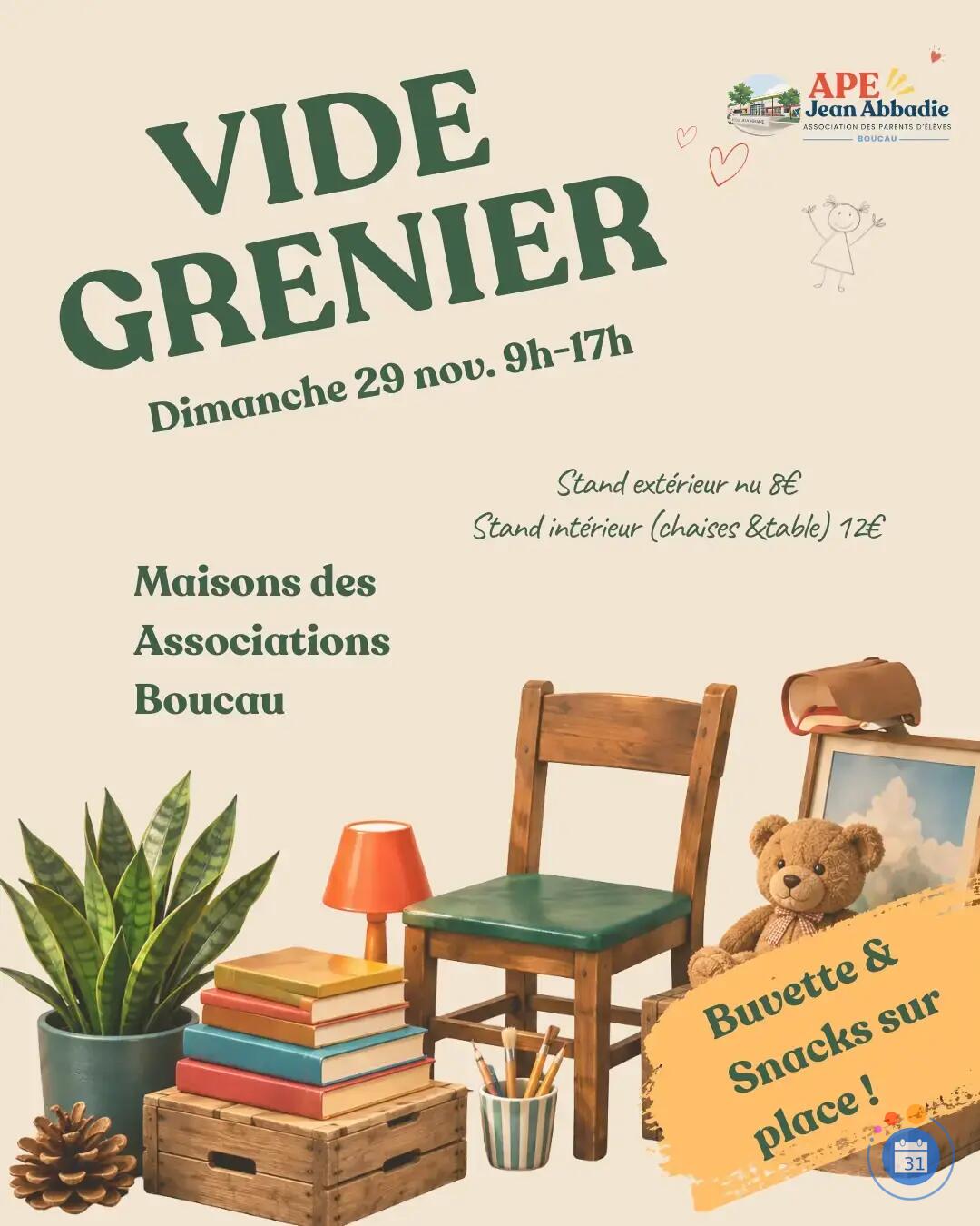 Image Vide grenier APE Abbadie (photo 1)