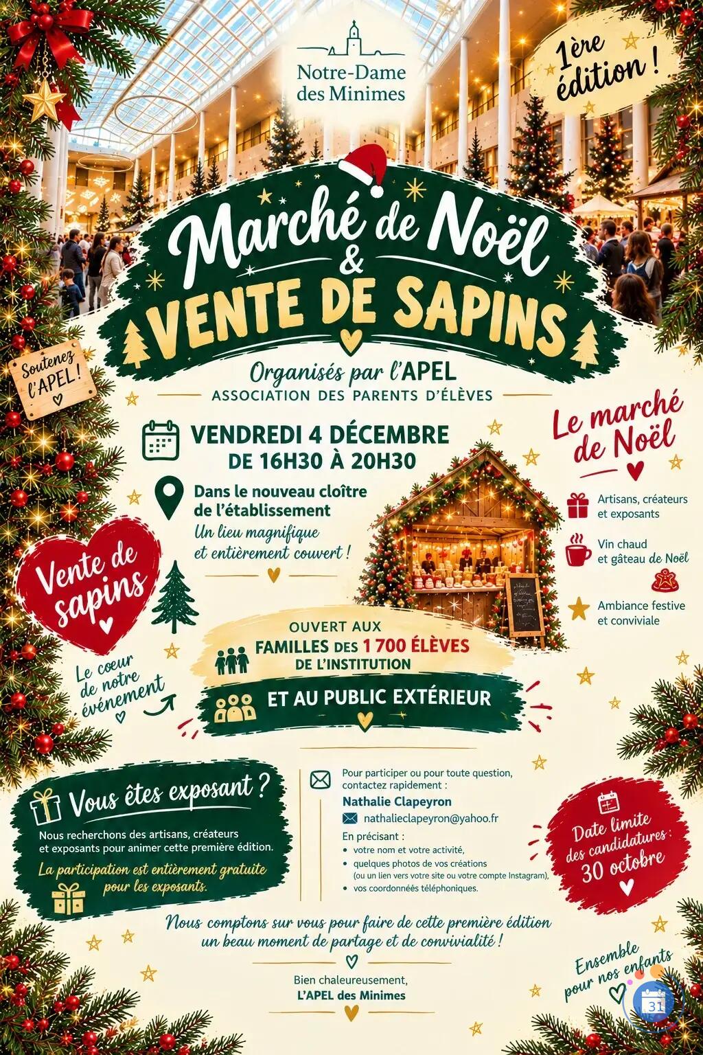 Image Marché de Noël des Minimes – Appel à créateurs et artisans (photo 2)