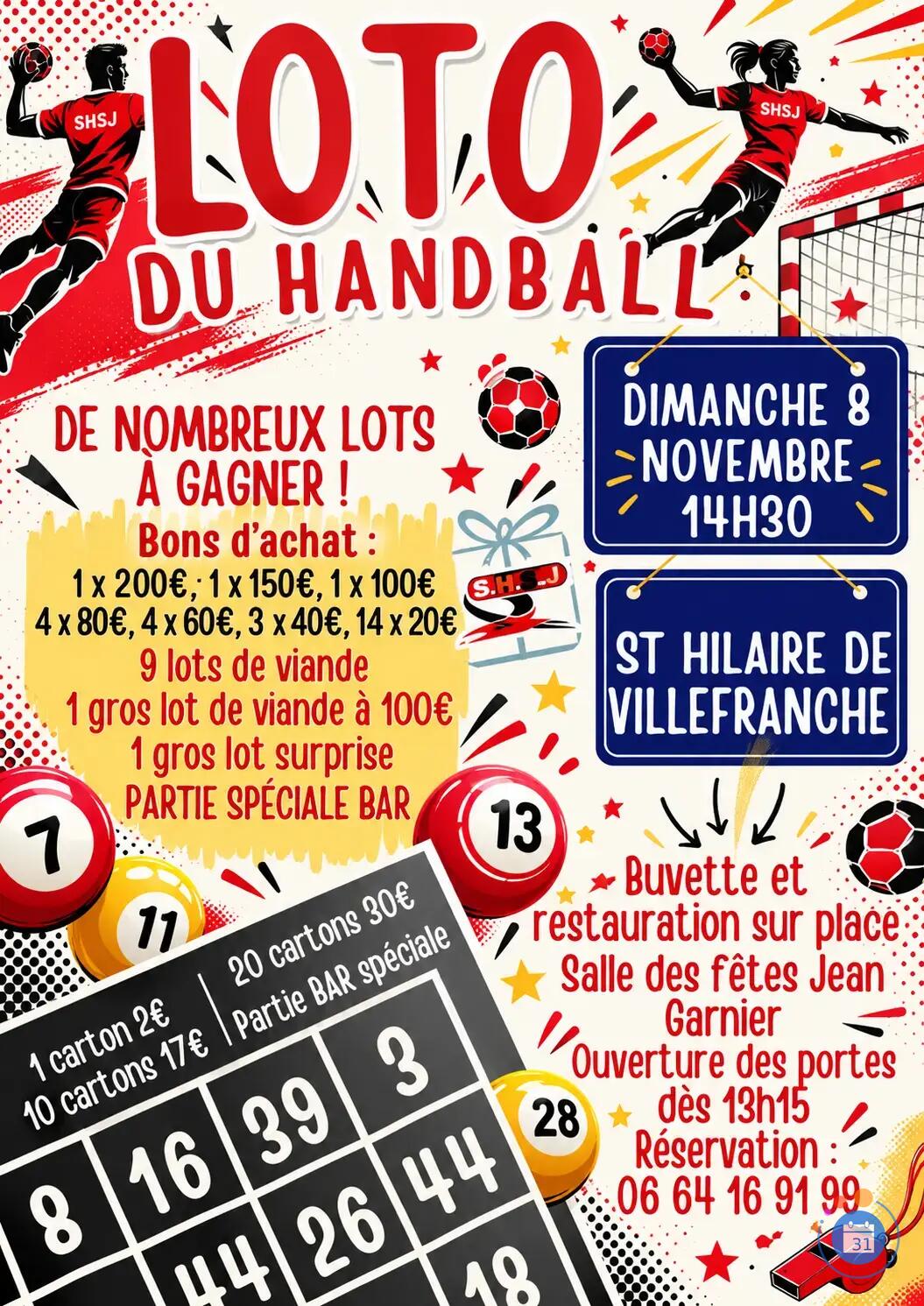 Image Loto SHSJ Handball (photo 1)