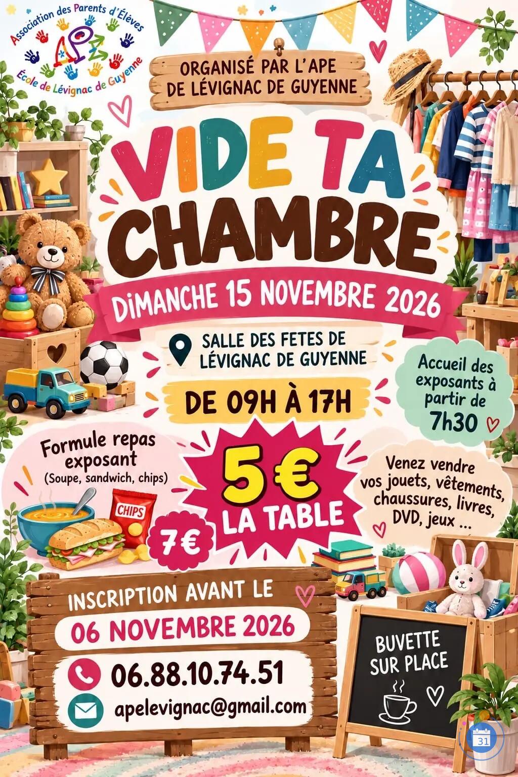 Image Vide ta chambre (photo 1)