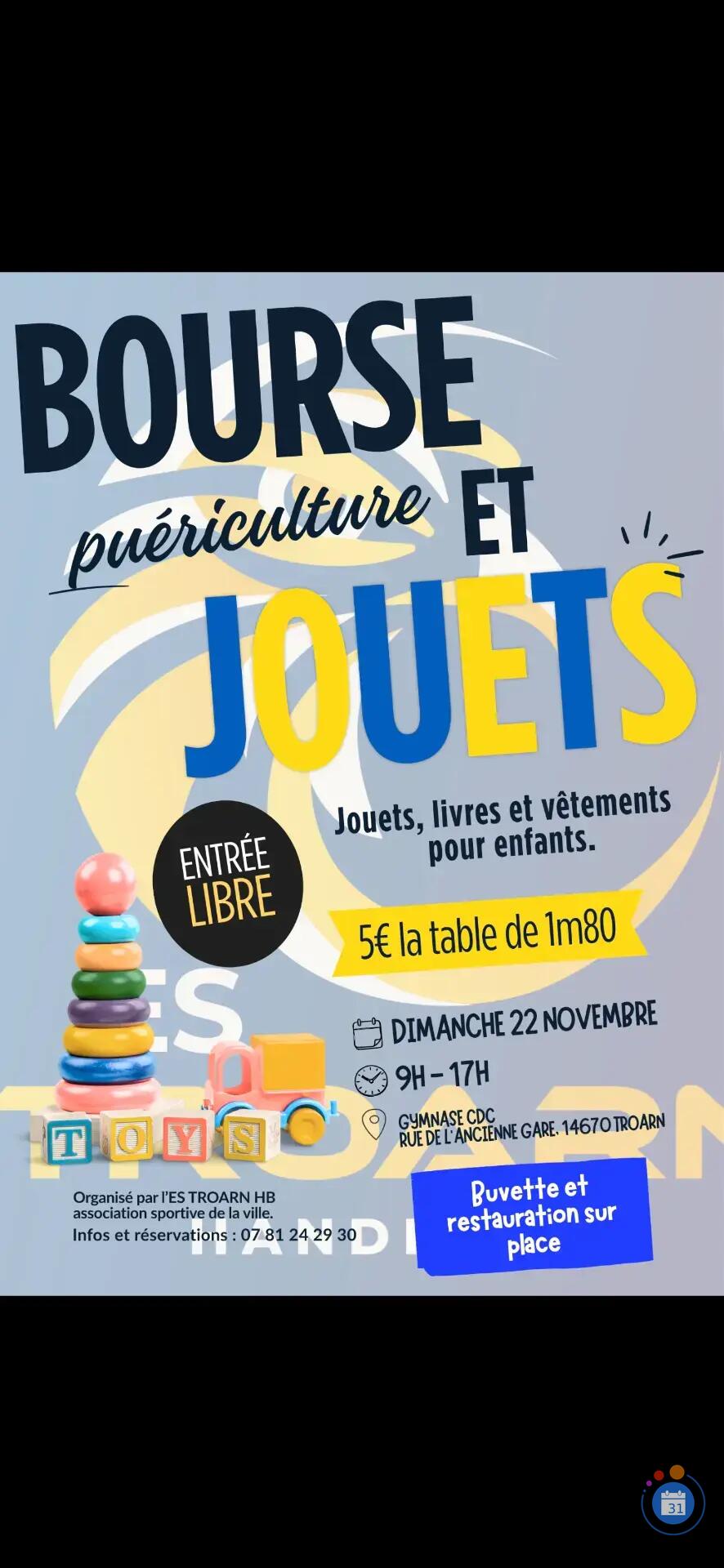 Image Bourse aux vêtements enfants jouets et livres (photo 1)
