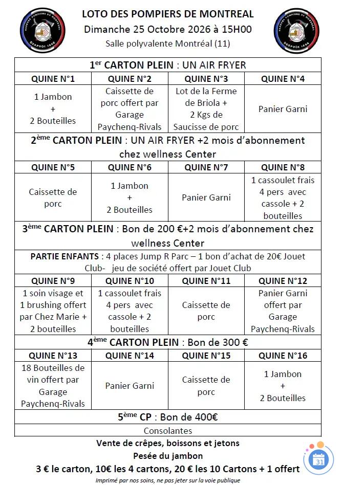 Image Loto des Pompiers de Montréal (photo 1)