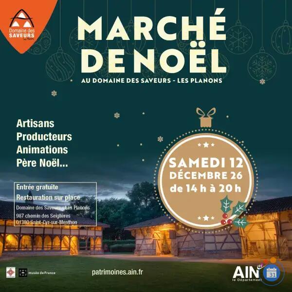 Image Marché de Noël au Domaine des Saveurs - Les Planons (photo 1)
