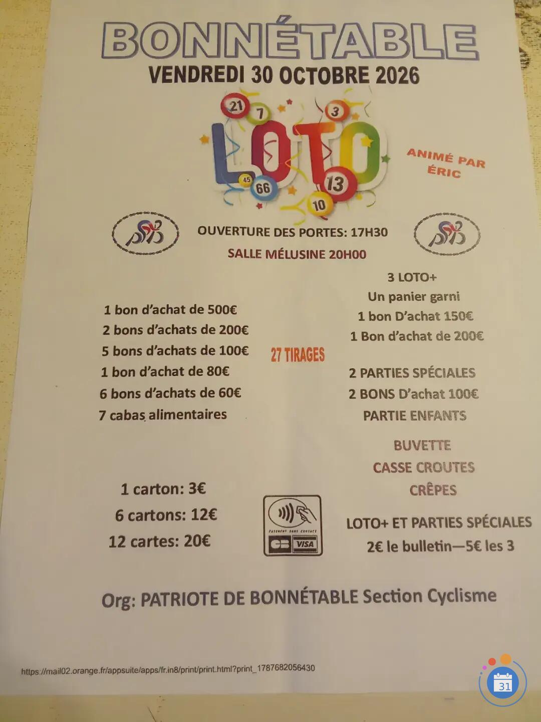 Image Super loto (photo 1)
