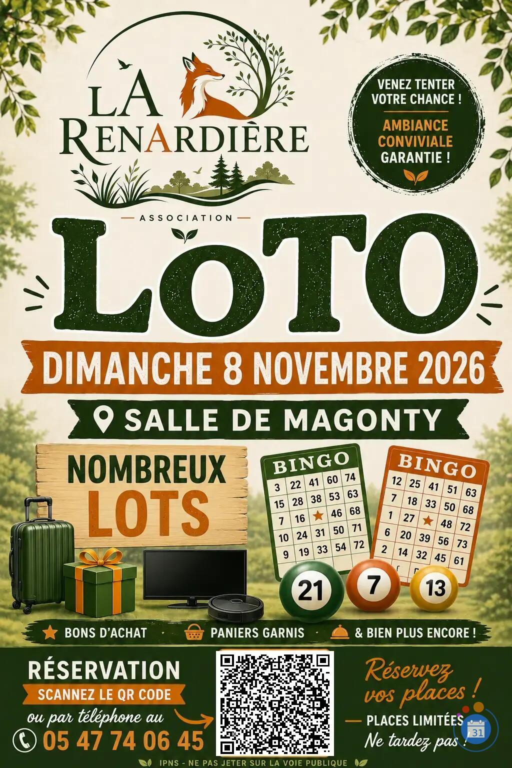 Image LOTO ASSOCIATION LA RENARDIERE (photo 2)