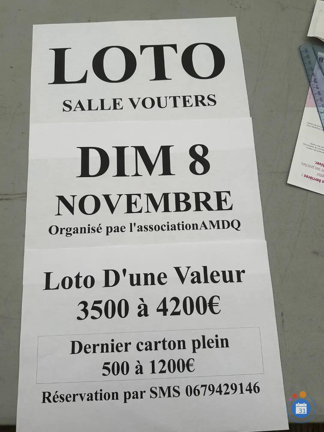 Image SUPER LOTO DE NOVEMBRE (photo 1)