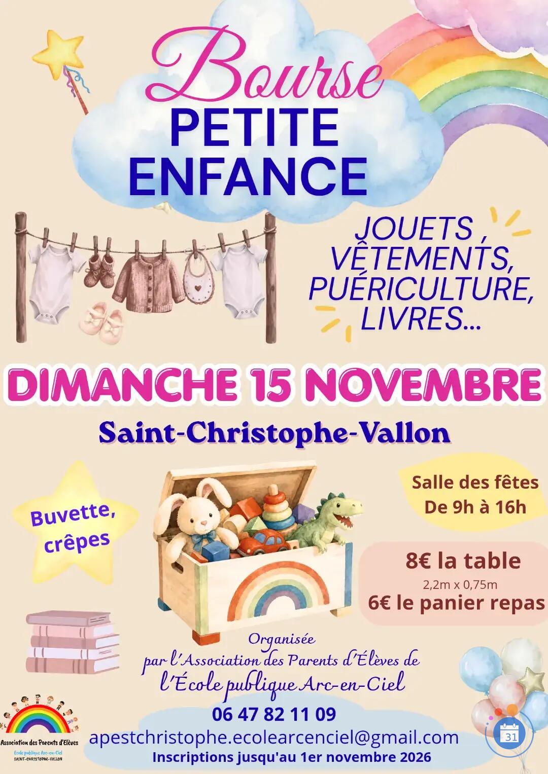 Image Bourse petite enfance, jouets, vêtements (photo 1)