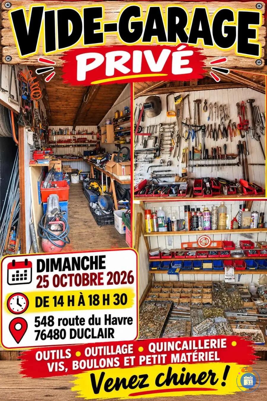 Image Vide garage outils bricolage duclair (photo 1)