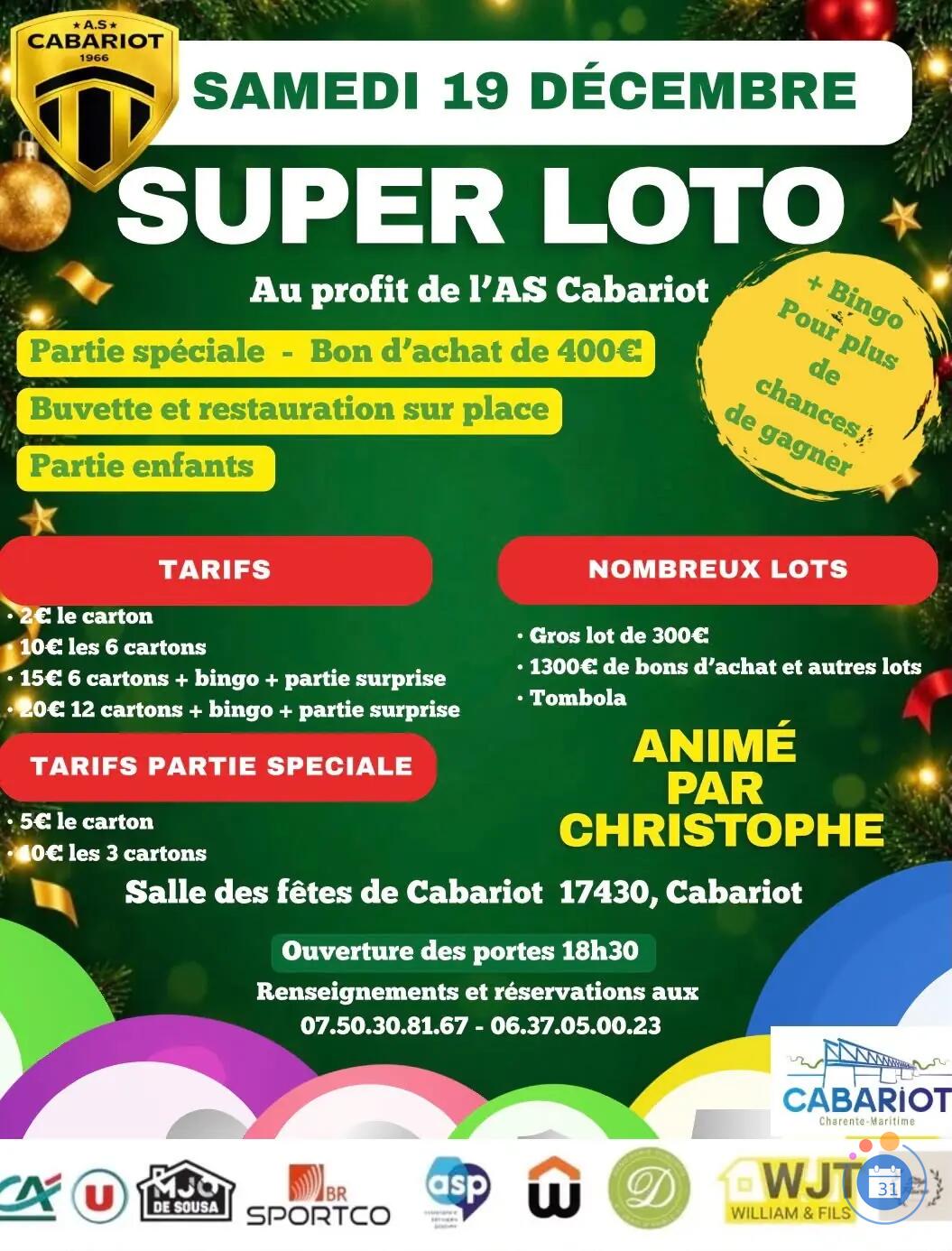Image Super Loto Animé par Christophe (photo 1)