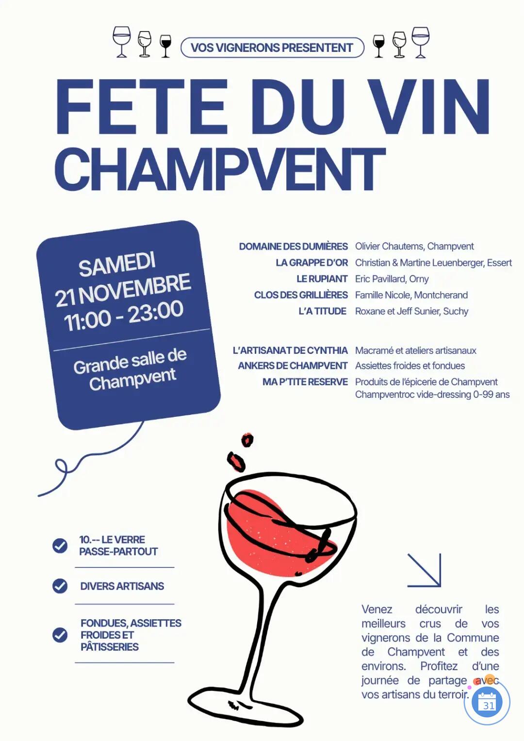 Image Vide dressing Champventroc à la fête du Vin (photo 1)