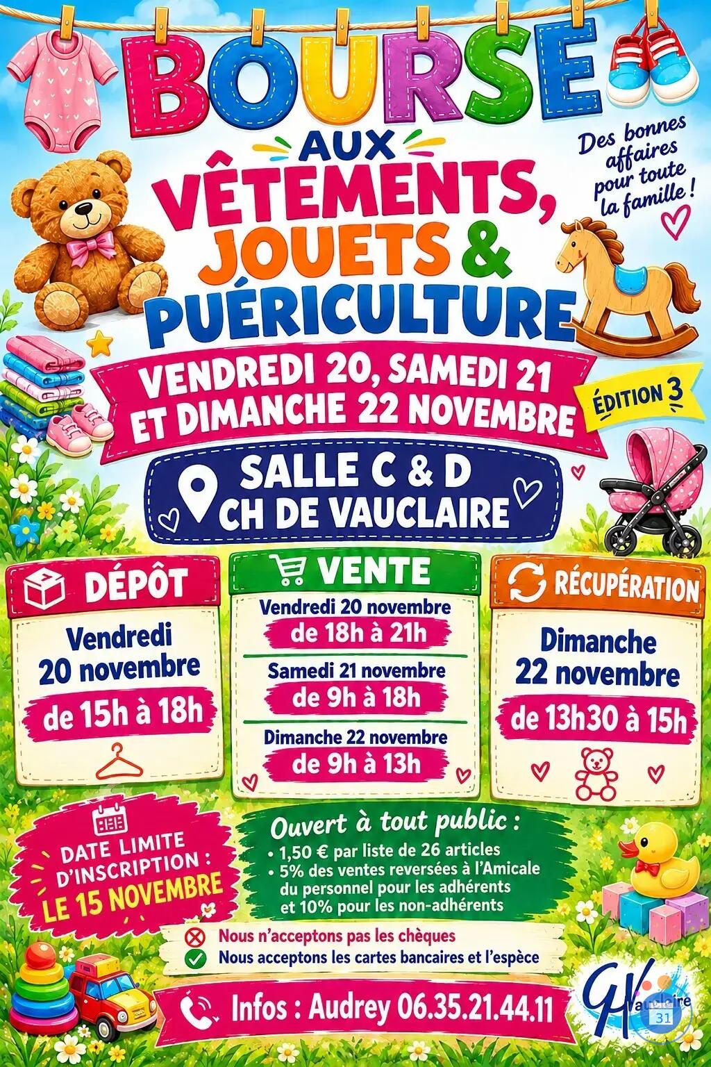 Image Bourse aux vêtements, jouets et puériculture (photo 1)
