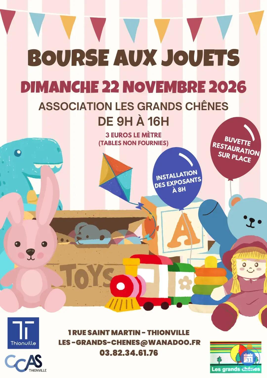 Image BOURSE AUX JOUETS (photo 1)