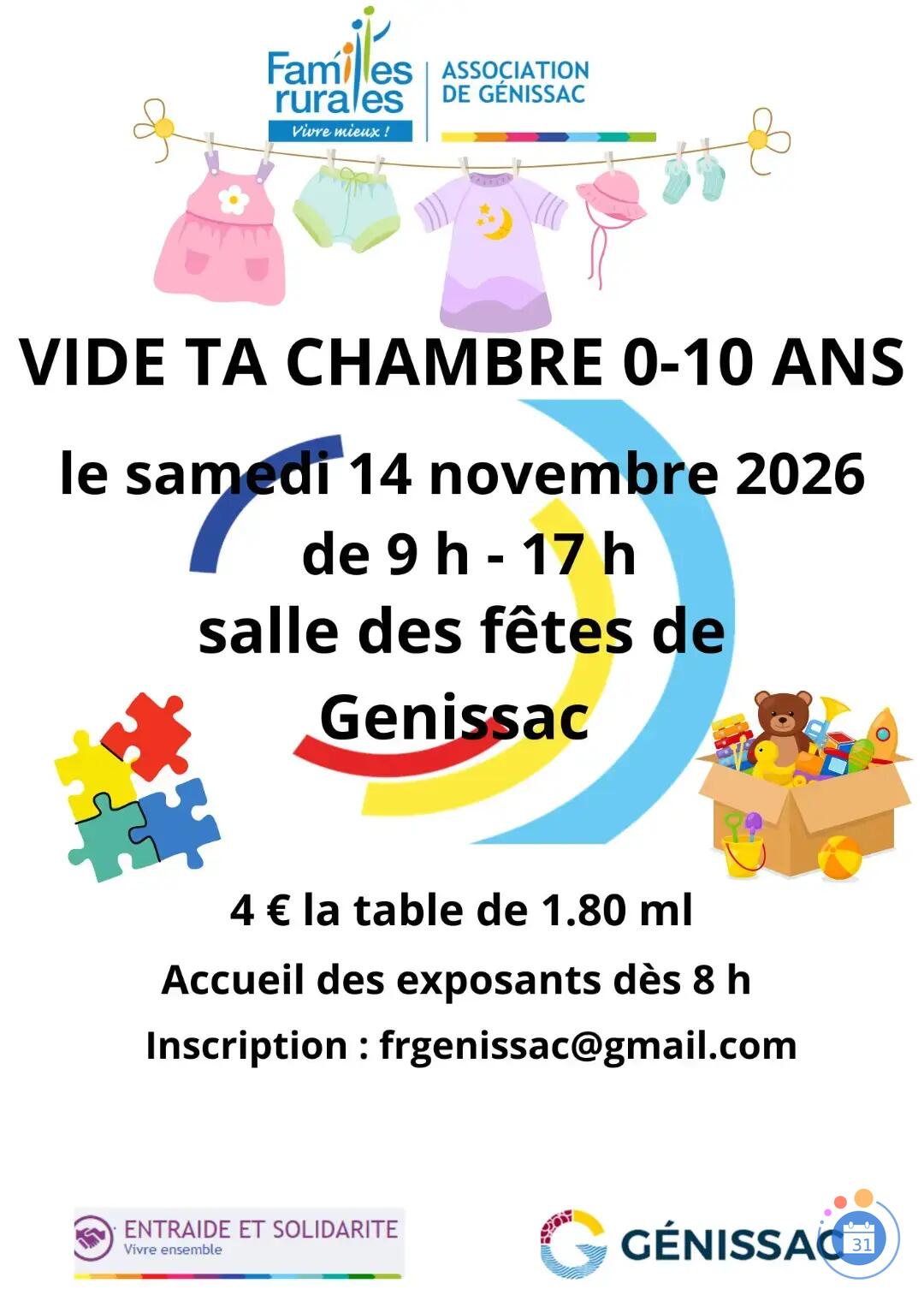 Image VIDE TA CHAMBRE 0-10 ANS (photo 1)