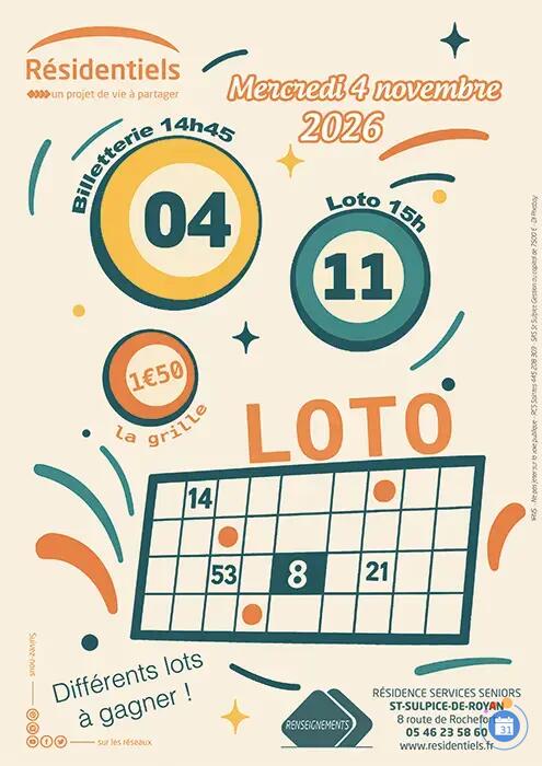 Image Loto à St-Sulpice-de-Royan (photo 1)