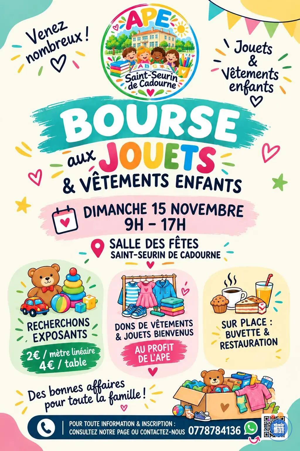Image APE ST SEURIN : Bourse aux jouets & vêtements (photo 1)