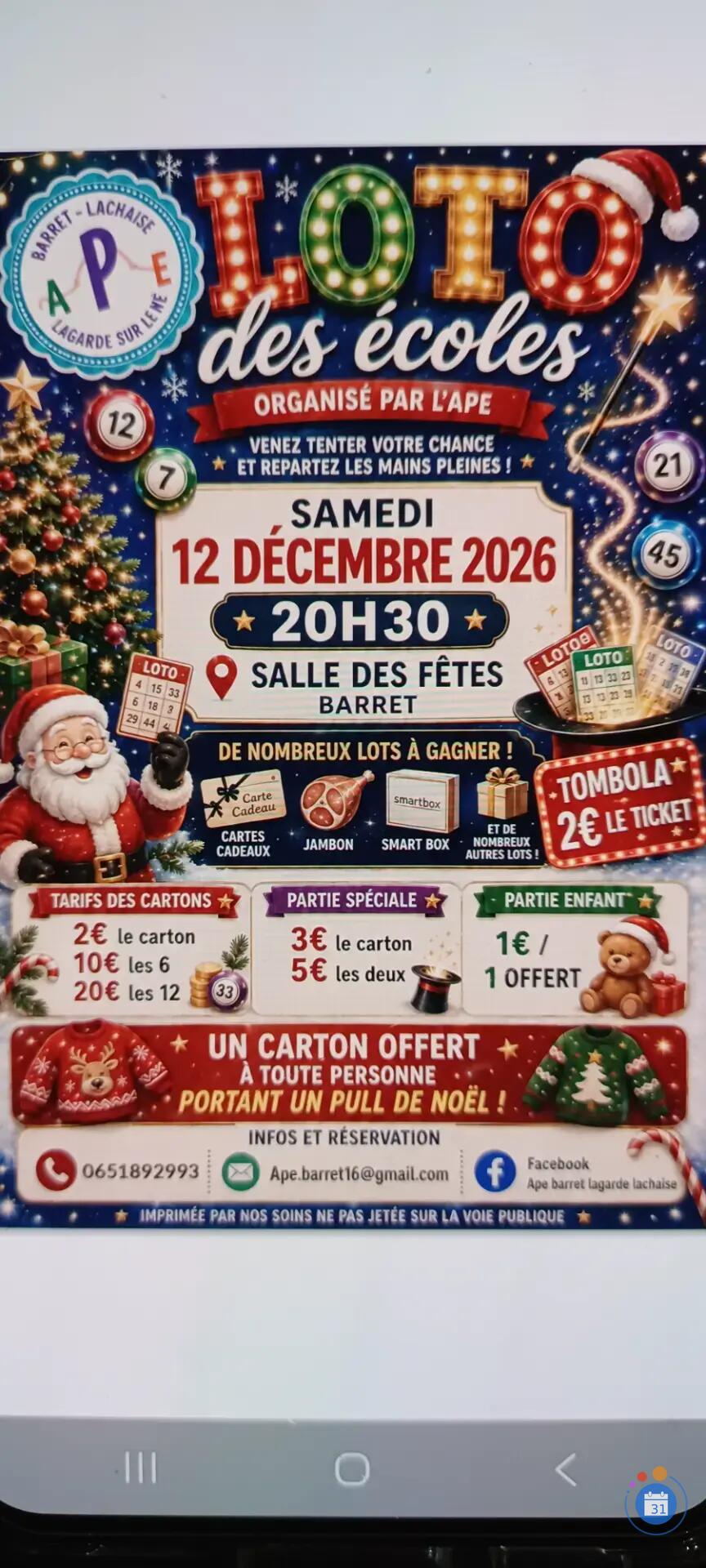 Image Loto de Noël 🎄 (photo 1)