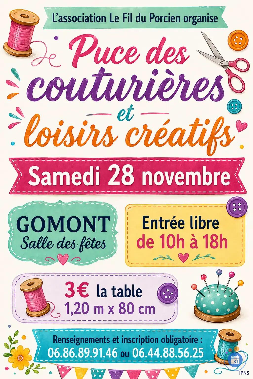 Image PUCE DES COUTURIERES ET LOISIRS CREATIFS (photo 1)