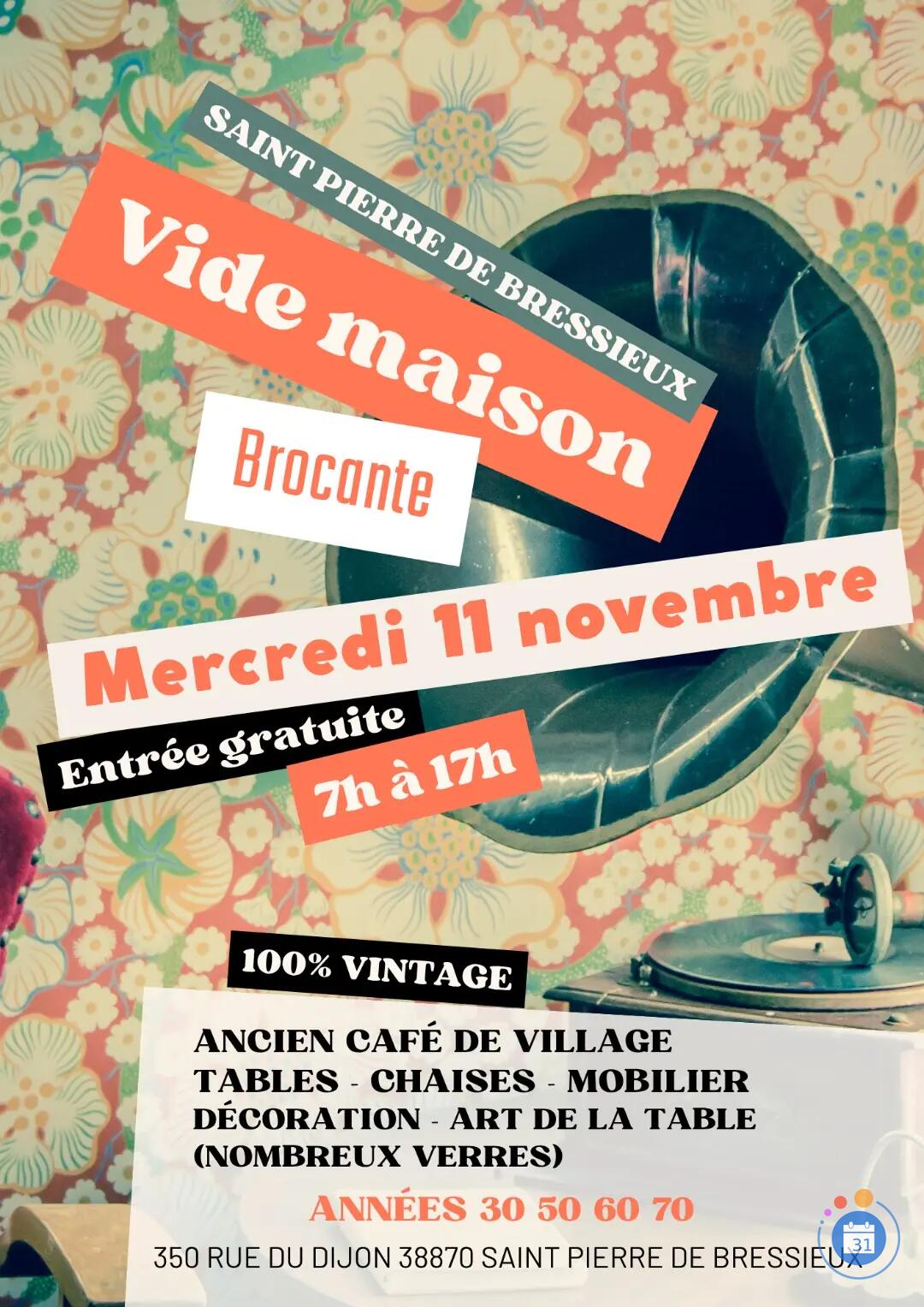 Image Vide maison 100% Vintage - Ancien café de village (photo 1)