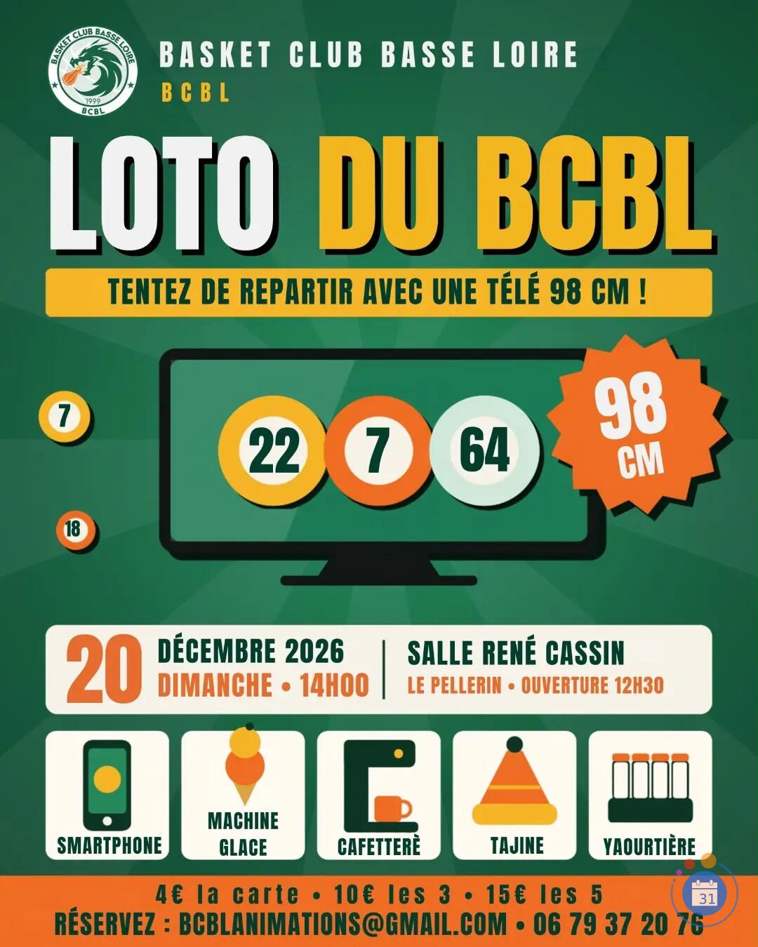 Image Loto du Basket Club Basse Loire (photo 1)